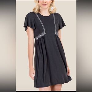 Altar’d State Navy Baby Doll Dress size S